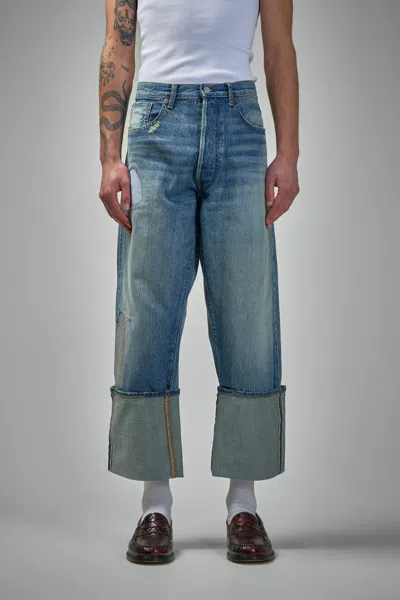 Junya Watanabe Patch-detail Jeans In Blue