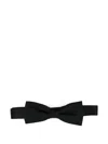 Junya Watanabe Satin Bow Tie In Black