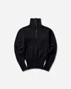 Junya Watanabe Men S Embroidered Wool Turtleneck Sweater Navy In Black