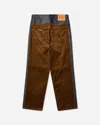 Junya Watanabe Men S Levi S Contrast Trim Trousers Indigo / Brown In Multi