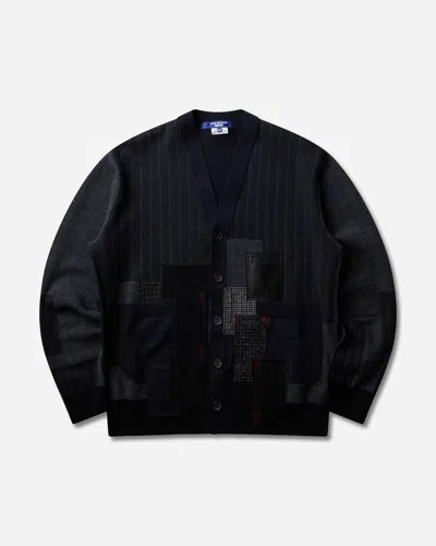 Junya Watanabe Men S Patchwork Cardigan Navy In Blue