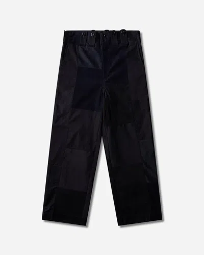 Junya Watanabe Men S Patchwork Trousers Navy Mix In Multi