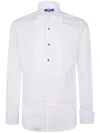 Junya Watanabe Button Pleated Shirt In White