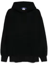 Junya Watanabe Felted Hoodie In Black