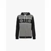 Junya Watanabe Cotton And Wool Hoodie In Blk X Blk/offw