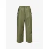 Junya Watanabe Mens  Multi-pockets Wide-leg Cotton-blend Trousers In Khaki