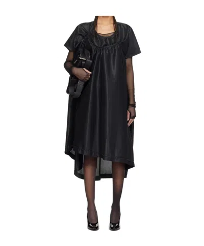 Junya Watanabe Mesh Dress In Black