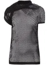 Junya Watanabe Mesh Top In Black