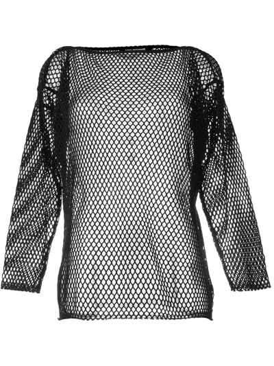 Junya Watanabe Mesh Top In Black