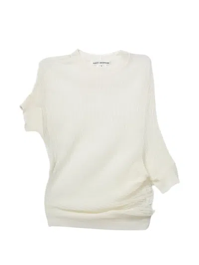 Junya Watanabe Mesh T-shirt In White