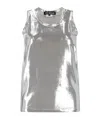 Junya Watanabe Metallic Tank Top In Silver