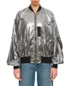 Junya Watanabe Casual Jacket With Elasticated Hem And Metallic Finish