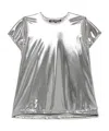 Junya Watanabe Metallic-effect Knitted Top In Gray