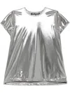 Junya Watanabe Metallic-effect Knitted Top In Silver
