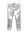 Junya Watanabe Metallic Trousers In Silver-tone
