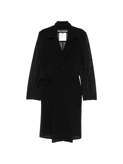 Junya Watanabe Midi Coat In Black
