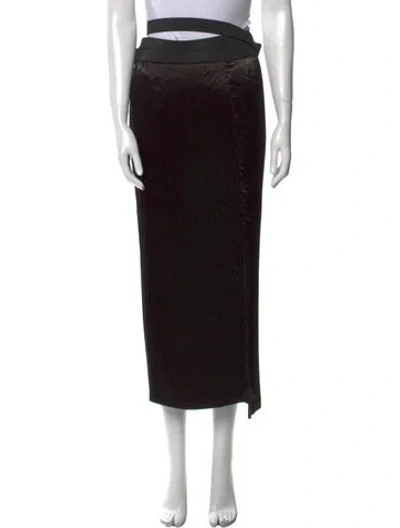 Pre-owned Junya Watanabe Midi Length Skirt In Black