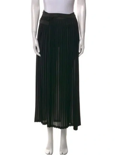 Pre-owned Junya Watanabe Midi Length Skirt In Black