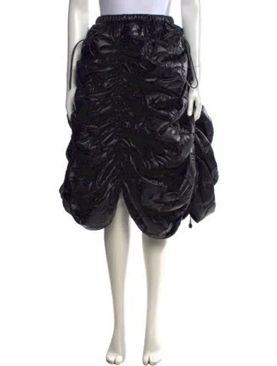 Pre-owned Junya Watanabe Midi Length Skirt In Black