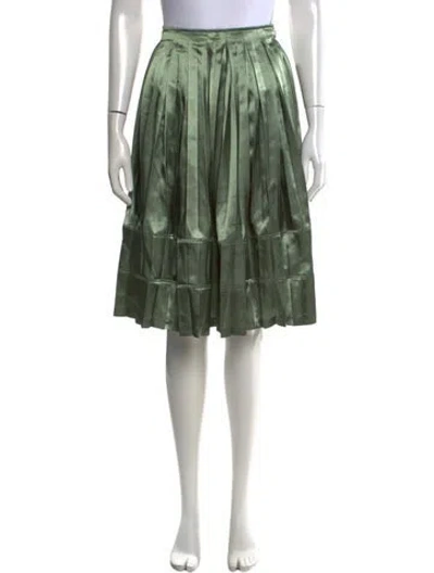 Pre-owned Junya Watanabe Midi Length Skirt In Green