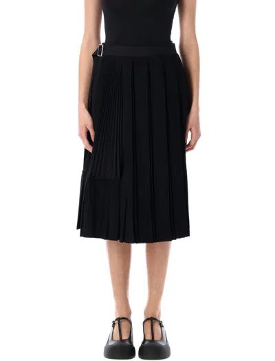 JUNYA WATANABE JUNYA WATANABE PLEATED MIDI SKIRT