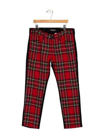 Pre-owned Junya Watanabe Mid-rise Straight Leg Jeans In Red