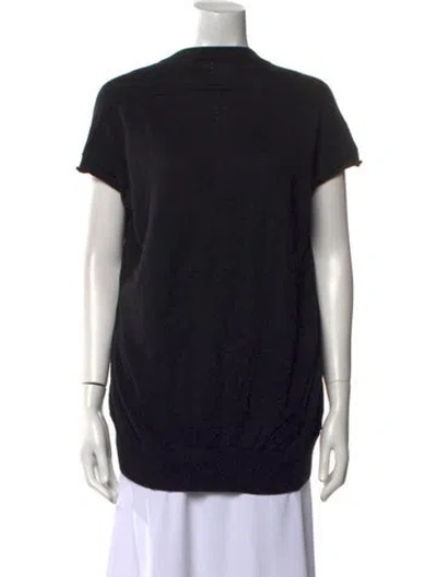 Pre-owned Junya Watanabe Mock Neck Sweater In Black