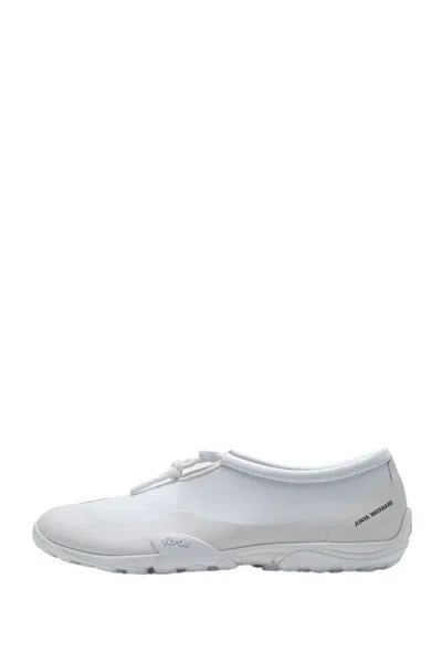 Junya Watanabe X New Balance Mt10t Leather Sneakers In White