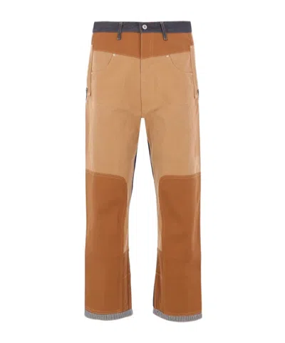JUNYA WATANABE MULTI-POCKET PATCHWORK CASUAL PANTS