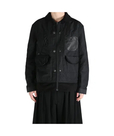 Junya Watanabe Multi-pocket Work Jacket In Black