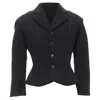 Junya Watanabe Neoprene Transformable Blazer Jacket In Black