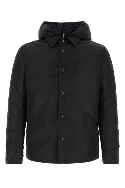 Junya Watanabe Nylon Down Jacket With Quilted Puffer Construction In Transparent