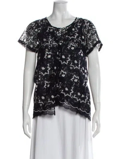 Pre-owned Junya Watanabe Nylon Floral Print Top In Multi