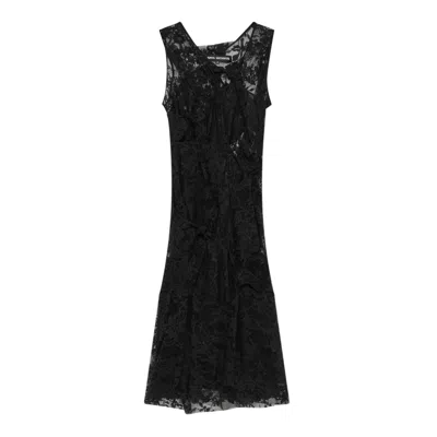 Junya Watanabe Nylon Hard Tulle X Nylon Stock Dress In Black