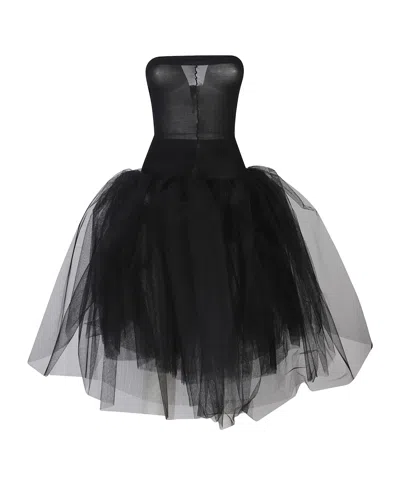 Junya Watanabe Off Shoulder Dress In Black