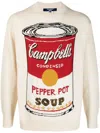Junya Watanabe 'campbell's Soup Can' Pullover In Off White