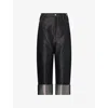 Junya Watanabe Belt Loops Casual Pants In Black/silver