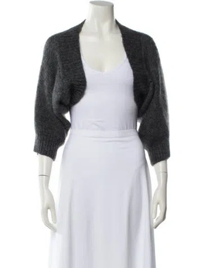 Pre-owned Junya Watanabe Open Front Shrug In Gray