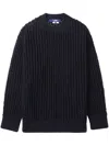Junya Watanabe Wool Blend Jumper In Black