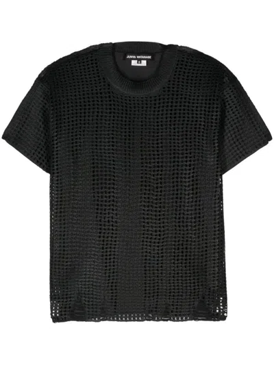 Junya Watanabe Open-knit Crewneck T-shirt