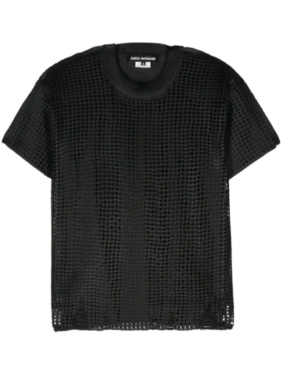 JUNYA WATANABE JUNYA WATANABE OPEN-KNIT CREWNECK T-SHIRT