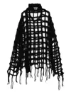 Junya Watanabe Open-knit Jumper In Black