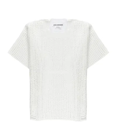 Junya Watanabe Open-knit Short Sleeved T-shirt