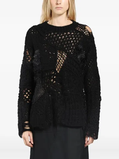 JUNYA WATANABE OPEN-KNIT SWEATER