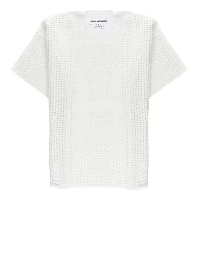 Junya Watanabe White T-shirt With Net