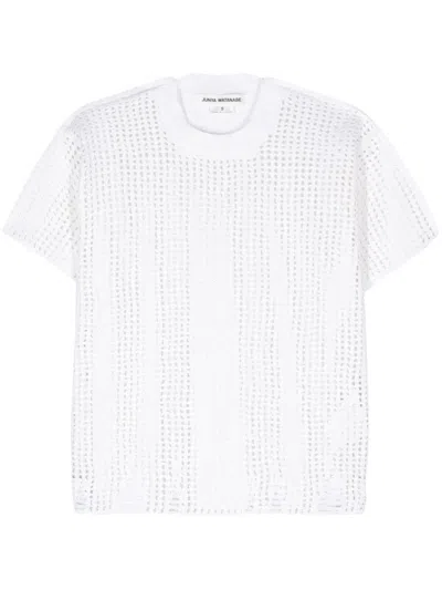 Junya Watanabe Opne-knit Crewneck T-shirt