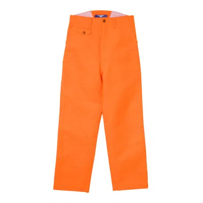 Junya Watanabe Orange Straight Cut Cotton Pants