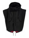 Junya Watanabe Oversized Jacket Quilted Fur Trim