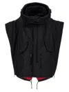 Junya Watanabe Oversized Jacket Quilted Fur Trim