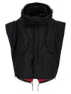Junya Watanabe Oversized Jacket Quilted Fur Trim In Animal Print